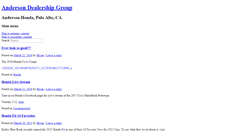 Desktop Screenshot of andersondealershipgroup.com