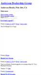 Mobile Screenshot of andersondealershipgroup.com
